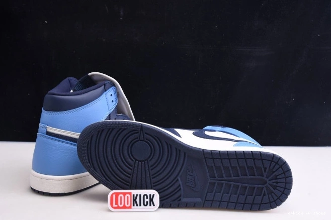 Cheap Jordan High 555088-140 1 Air Retro Obsidian OG 0817